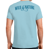 Muckross Wild Irish Gin Shield T-Shirt Light Blue Back