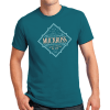 Muckross Wild Irish Gin Shield T-Shirts for women Indigo with Gold