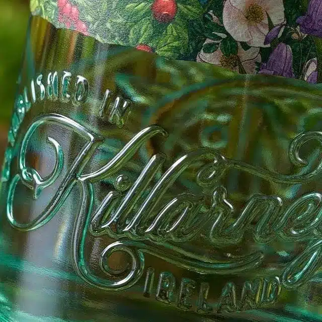 Muckross Wild Irish Gin Bottle Front Embossing
